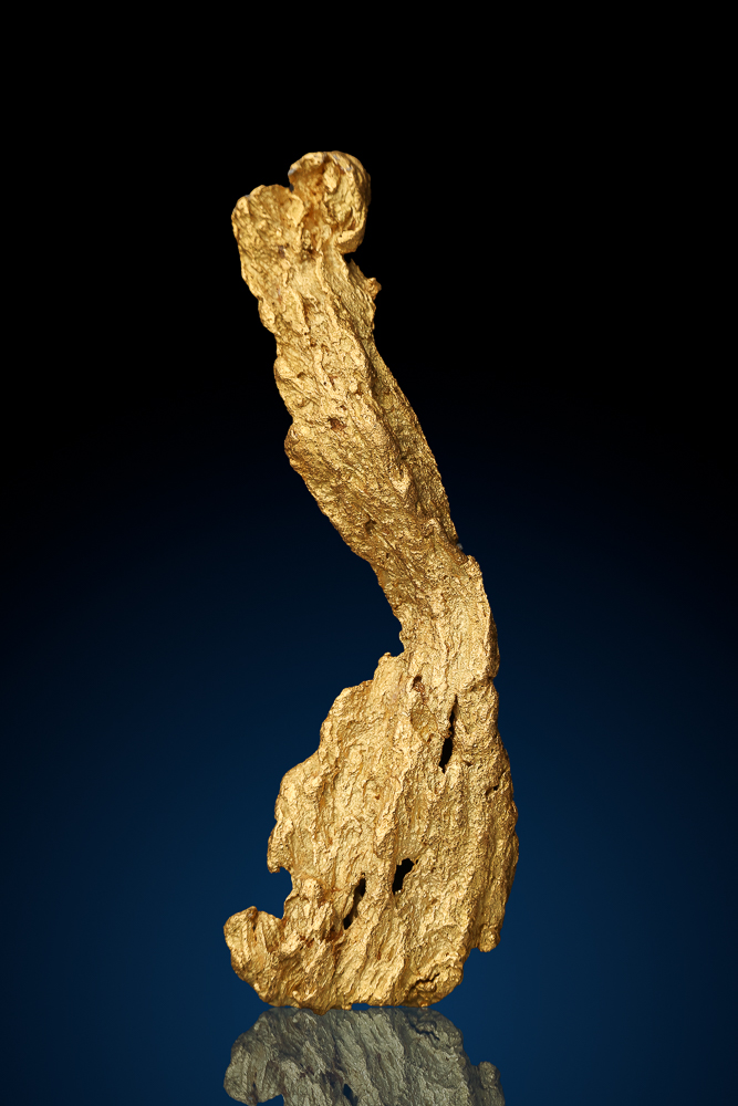 Long "Swirl" at the Top - Australian Gold Nugget - 18.3 grams